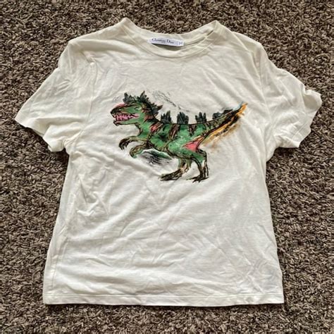 replica dior dinosaur t shirt|christian dior copies.